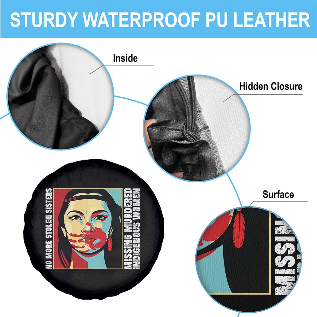 MMIW Awareness Support Spare Tire Cover Voices For Stolen Sisters Native American