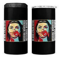 MMIW Awareness Support 4 in 1 Can Cooler Tumbler Voices For Stolen Sisters Native American