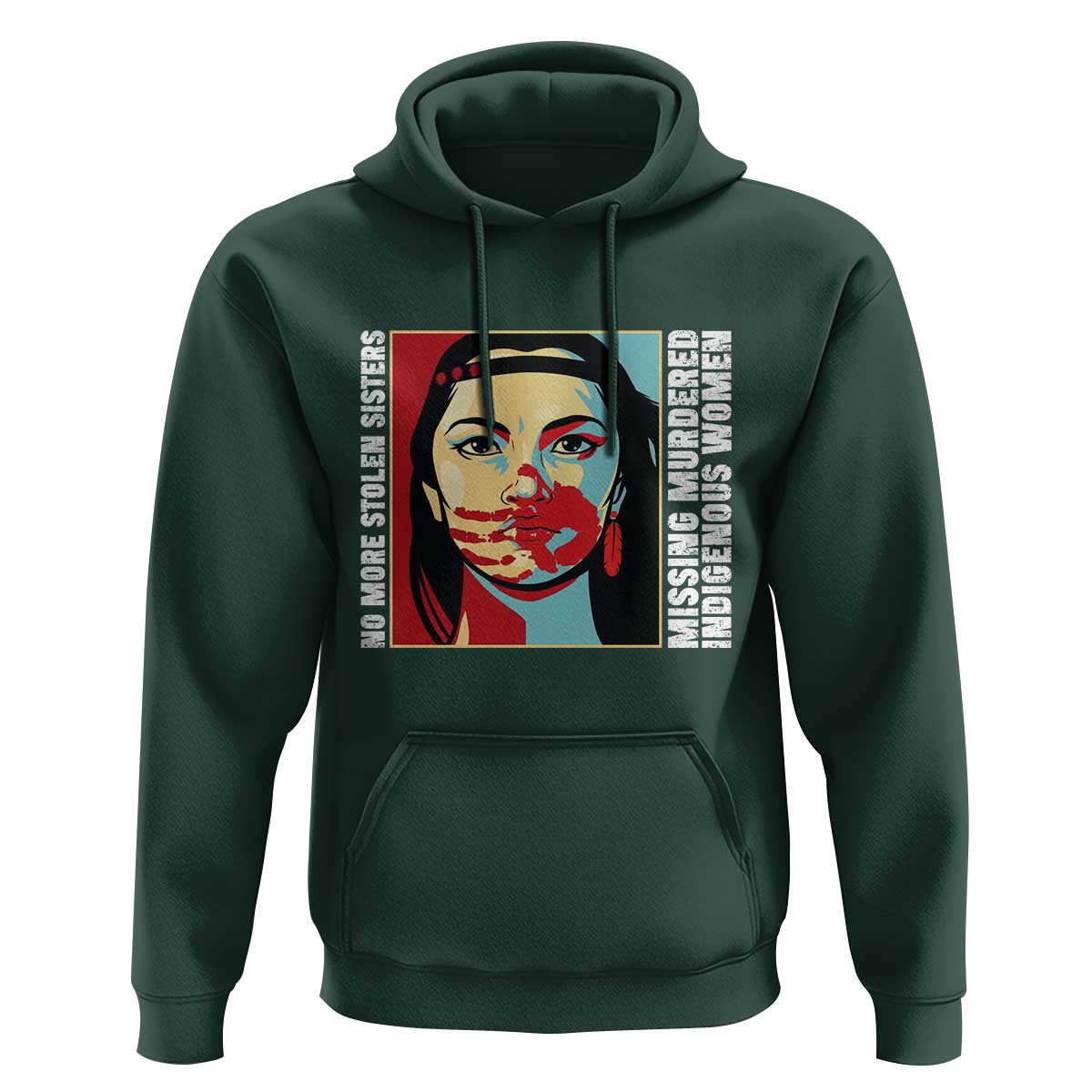 MMIW Awareness Support Hoodie Voices For Stolen Sisters Native American