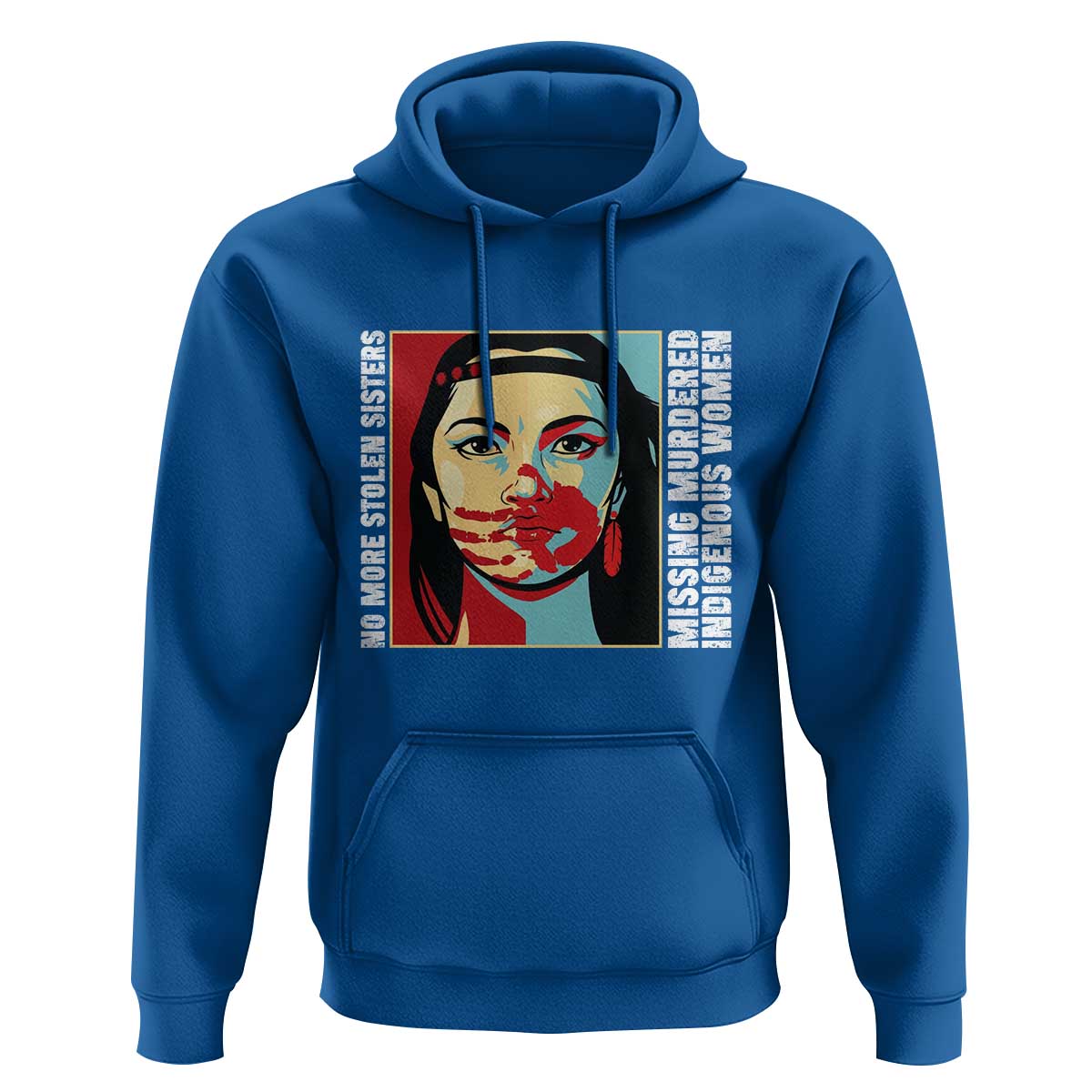 MMIW Awareness Support Hoodie Voices For Stolen Sisters Native American