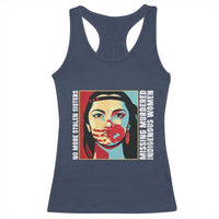 MMIW Awareness Support Racerback Tank Top Voices For Stolen Sisters Native American