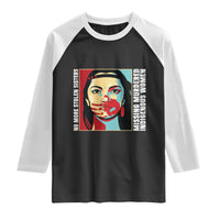 MMIW Awareness Support Raglan Shirt Voices For Stolen Sisters Native American