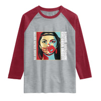 MMIW Awareness Support Raglan Shirt Voices For Stolen Sisters Native American
