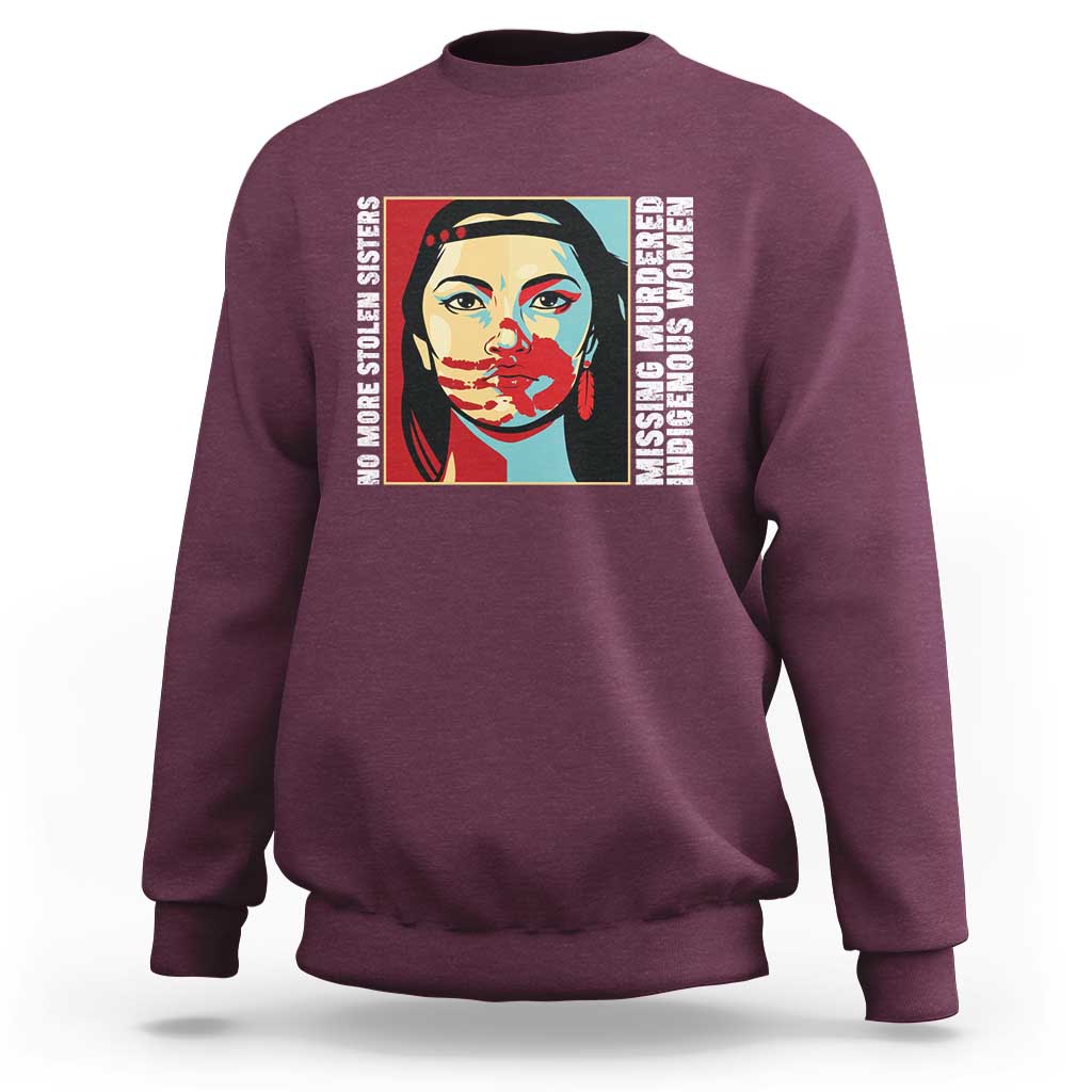 MMIW Awareness Support Sweatshirt Voices For Stolen Sisters Native American