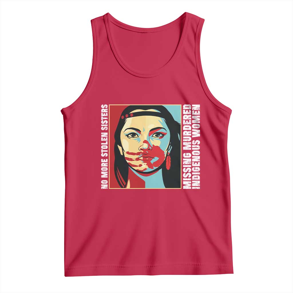 MMIW Awareness Support Tank Top Voices For Stolen Sisters Native American
