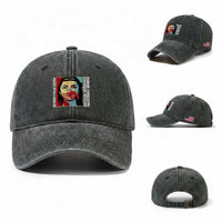 MMIW Awareness Support Washed Cotton Baseball Cap Voices For Stolen Sisters Native American