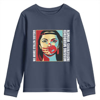 MMIW Awareness Support Youth Sweatshirt Voices For Stolen Sisters Native American