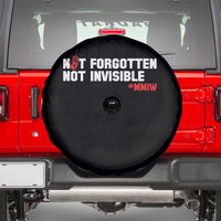 MMIW Awareness Spare Tire Cover Not Forgotten Not Invisible Indigenous Women