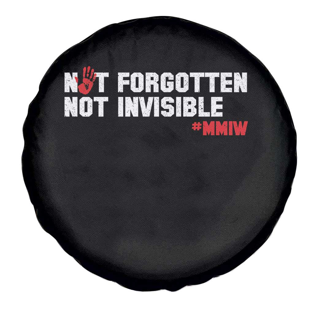 MMIW Awareness Spare Tire Cover Not Forgotten Not Invisible Indigenous Women
