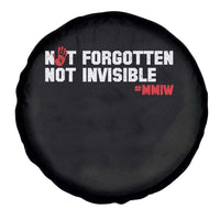MMIW Awareness Spare Tire Cover Not Forgotten Not Invisible Indigenous Women