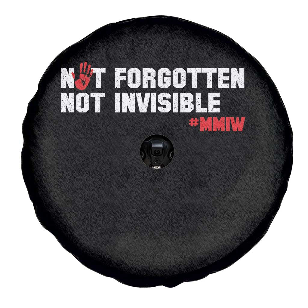 MMIW Awareness Spare Tire Cover Not Forgotten Not Invisible Indigenous Women