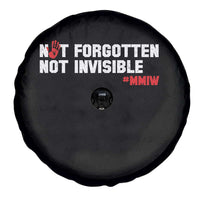 MMIW Awareness Spare Tire Cover Not Forgotten Not Invisible Indigenous Women