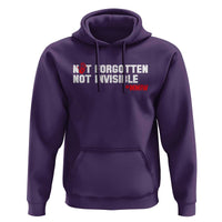 MMIW Awareness Hoodie Not Forgotten Not Invisible Indigenous Women