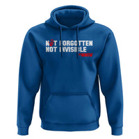 MMIW Awareness Hoodie Not Forgotten Not Invisible Indigenous Women