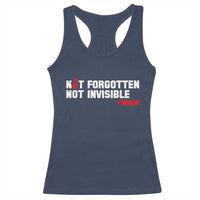 MMIW Awareness Racerback Tank Top Not Forgotten Not Invisible Indigenous Women