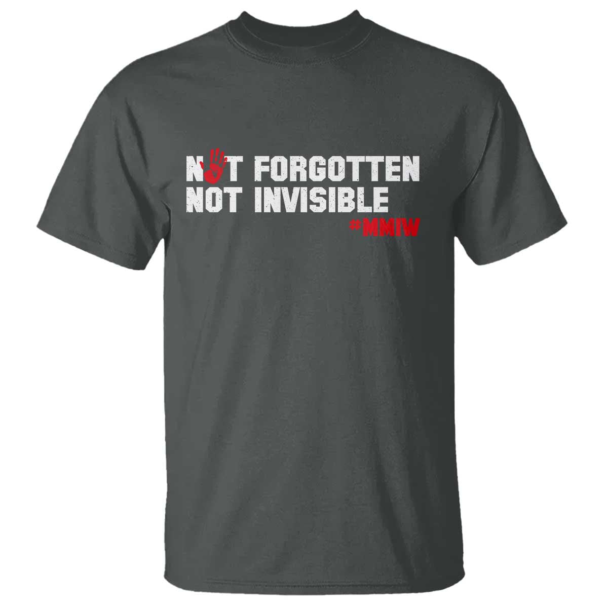 MMIW Awareness T Shirt Not Forgotten Not Invisible Indigenous Women