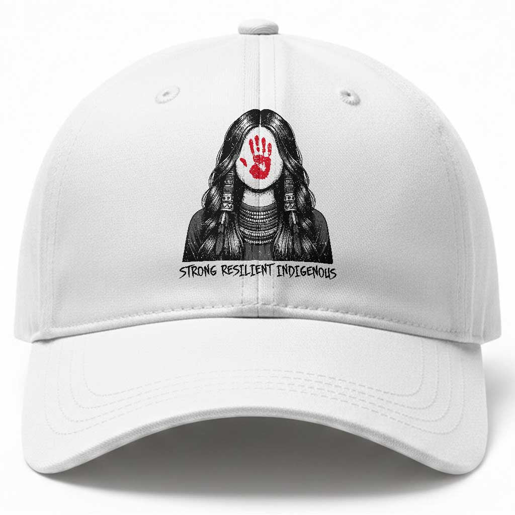 MMIW Strong Resilient Indigenous Baseball Cap Stand With Native Women Support