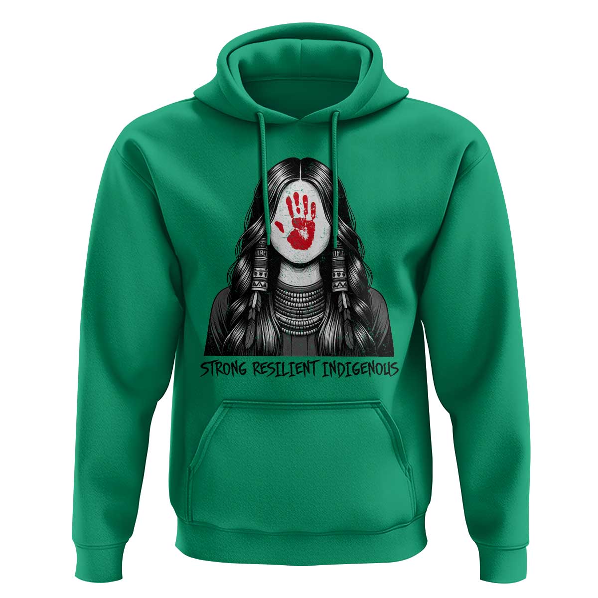 MMIW Strong Resilient Indigenous Hoodie Stand With Native Women Support