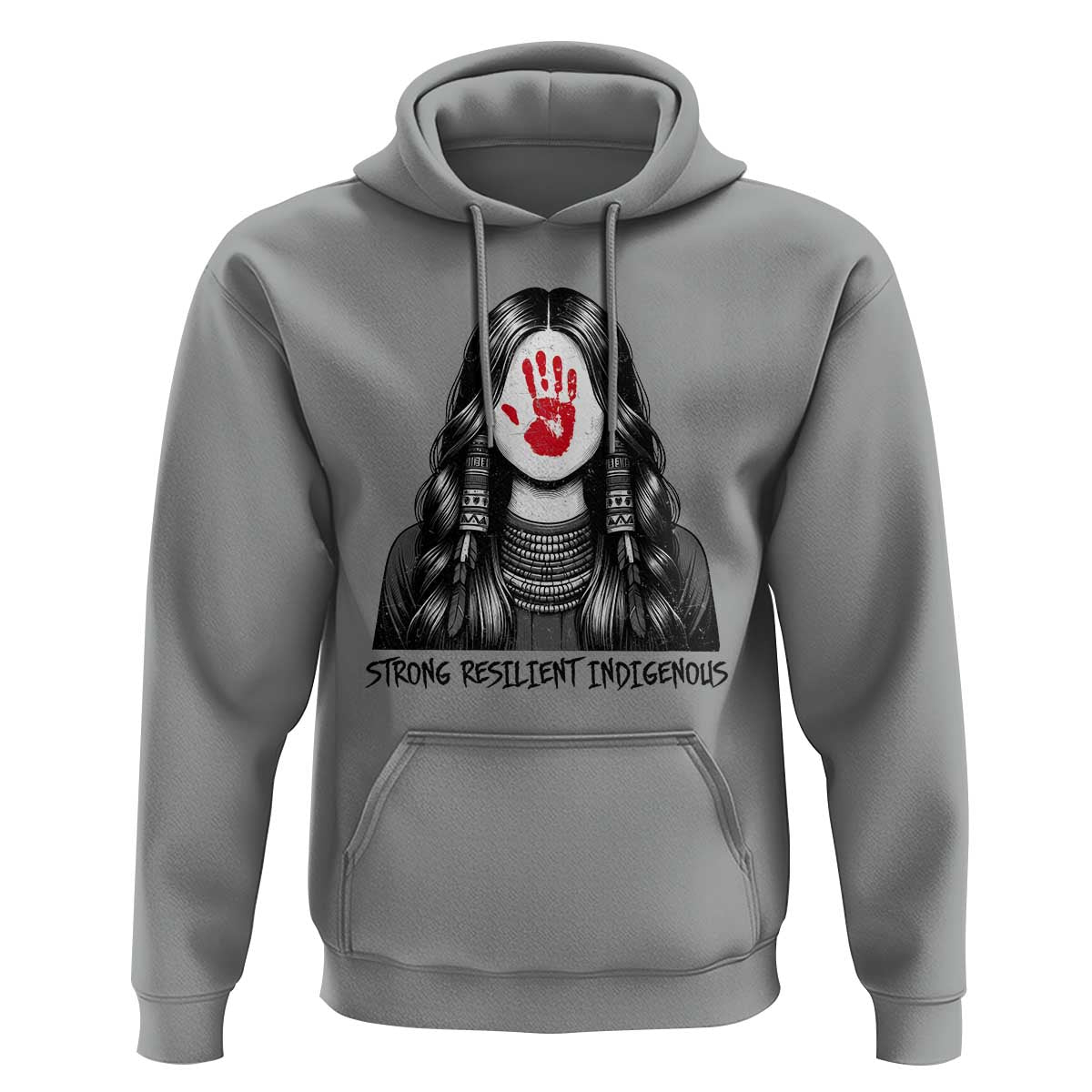MMIW Strong Resilient Indigenous Hoodie Stand With Native Women Support