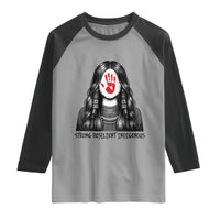 MMIW Strong Resilient Indigenous Raglan Shirt Stand With Native Women Support