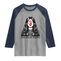 MMIW Strong Resilient Indigenous Raglan Shirt Stand With Native Women Support