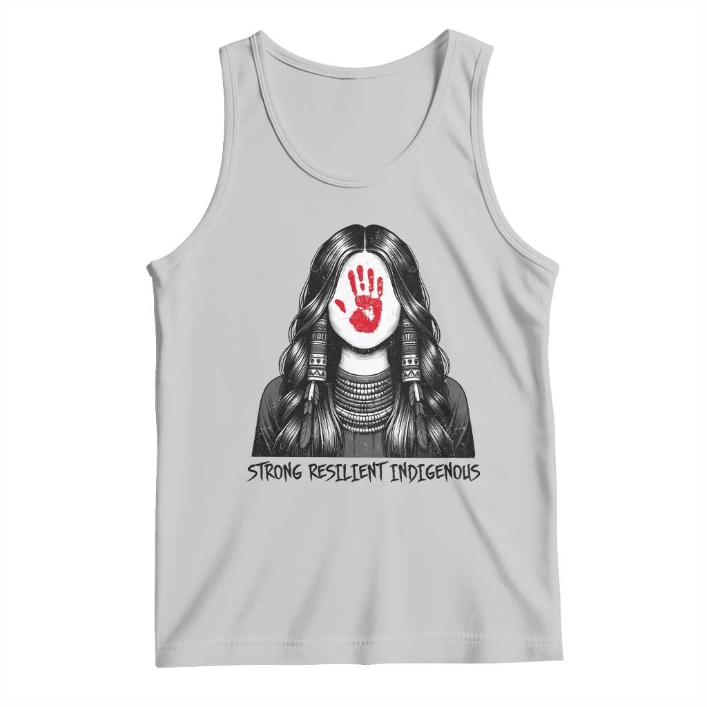 MMIW Strong Resilient Indigenous Tank Top Stand With Native Women Support
