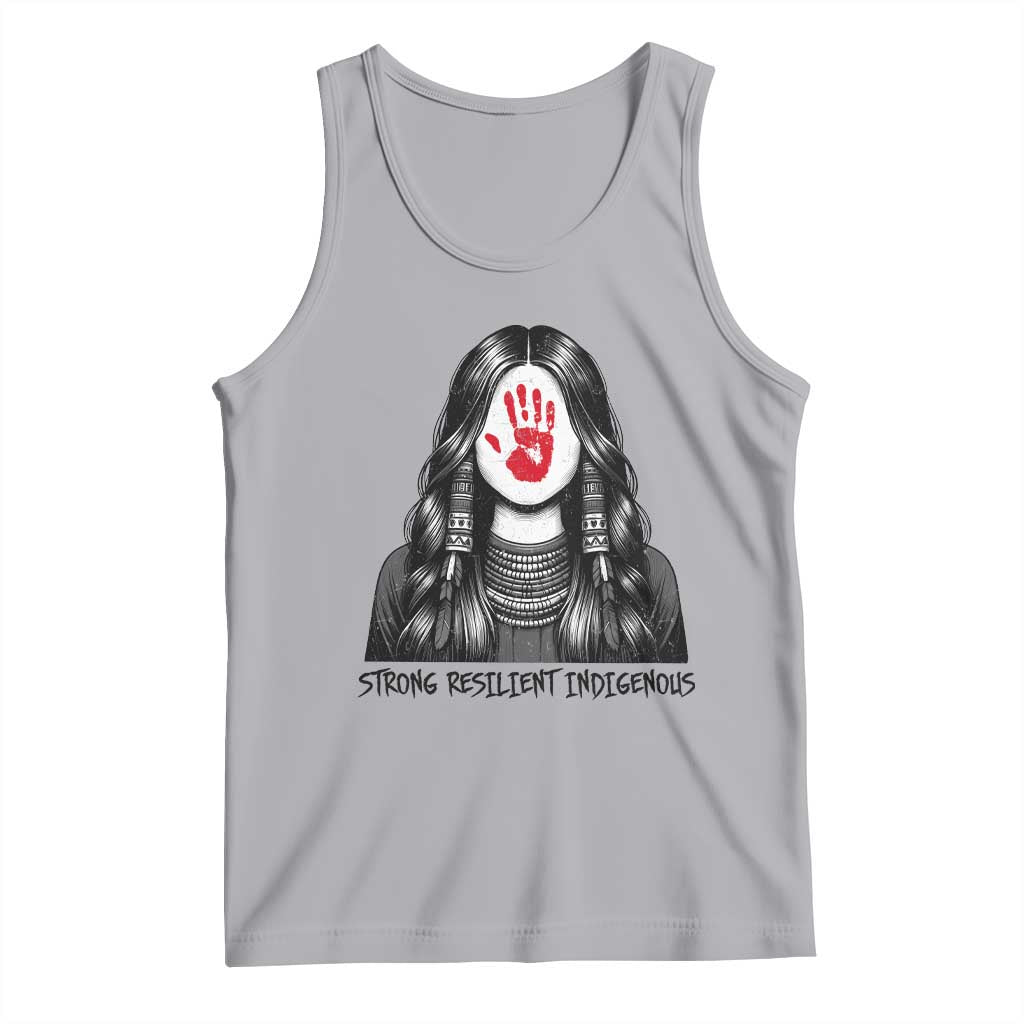 MMIW Strong Resilient Indigenous Tank Top Stand With Native Women Support
