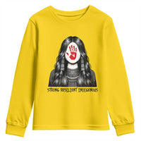 MMIW Strong Resilient Indigenous Youth Sweatshirt Stand With Native Women Support