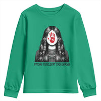 MMIW Strong Resilient Indigenous Youth Sweatshirt Stand With Native Women Support