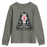 MMIW Strong Resilient Indigenous Youth Sweatshirt Stand With Native Women Support