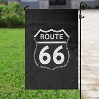 Vintage Route Highway 66 Road Trip Garden Flag Mother Road All States