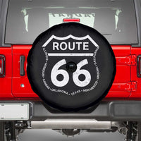 Vintage Route Highway 66 Road Trip Spare Tire Cover Mother Road All States