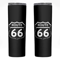 Vintage Route Highway 66 Road Trip Skinny Tumbler Mother Road All States