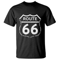 Vintage Route Highway 66 Road Trip T Shirt Mother Road All States