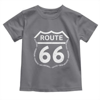 Vintage Route Highway 66 Road Trip Toddler T Shirt Mother Road All States