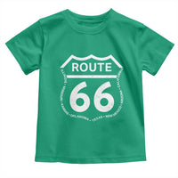 Vintage Route Highway 66 Road Trip Toddler T Shirt Mother Road All States