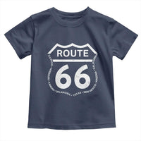 Vintage Route Highway 66 Road Trip Toddler T Shirt Mother Road All States