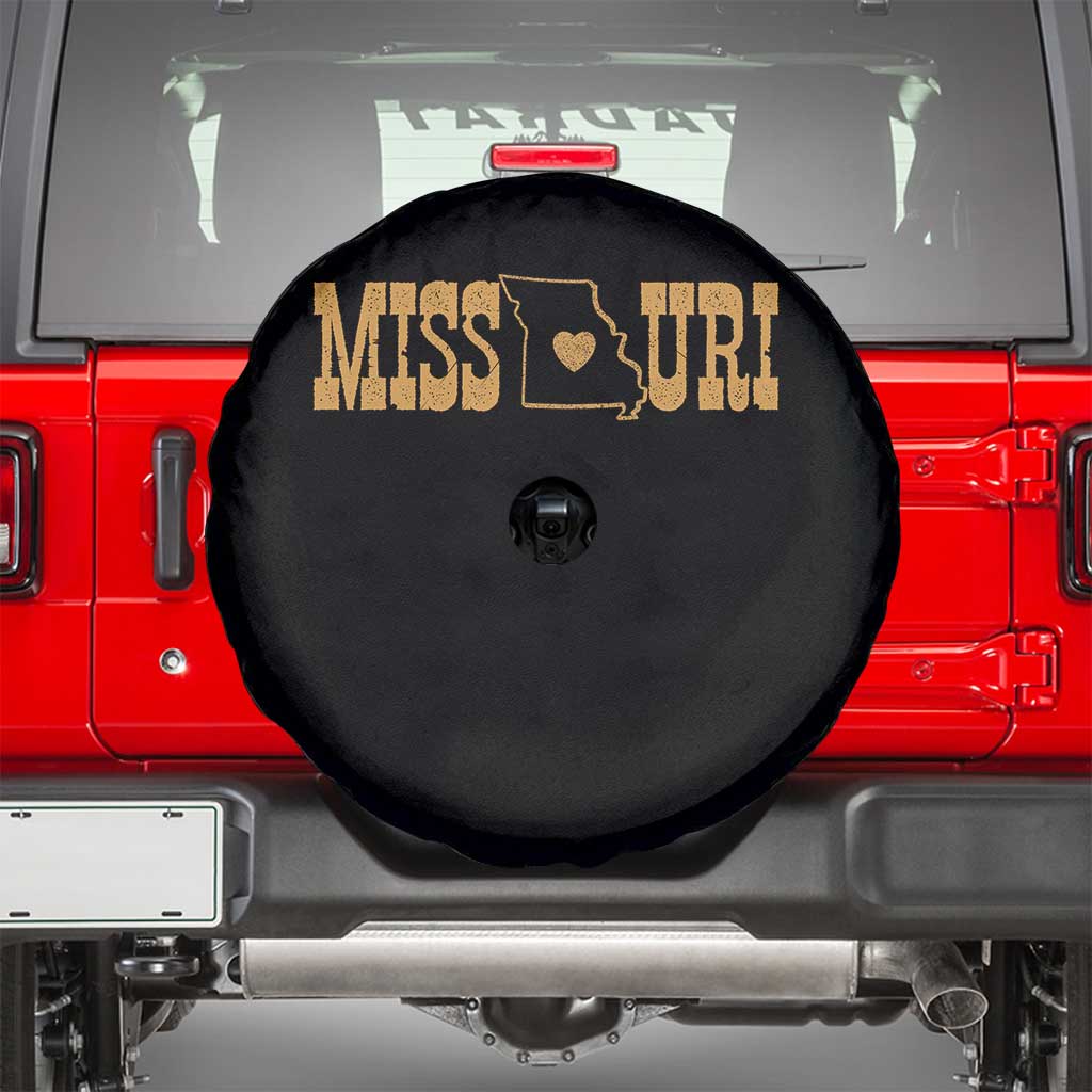 Vintage Missouri State Map Spare Tire Cover Midwest Pride Gift