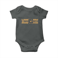 Vintage Missouri State Map Baby Onesie Midwest Pride Gift