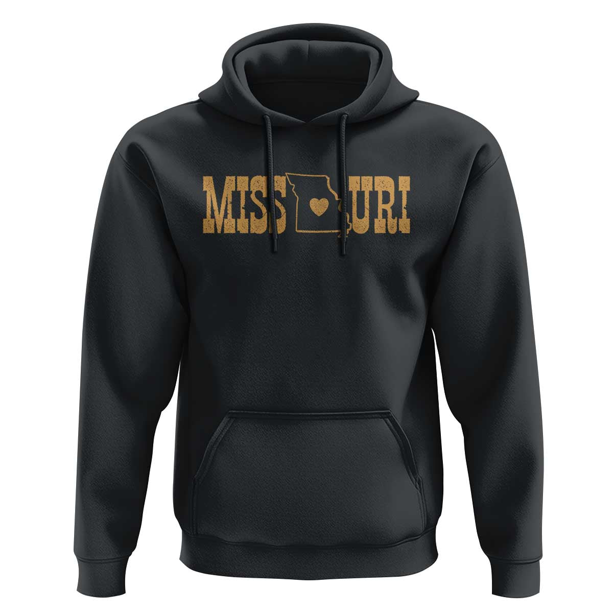 Vintage Missouri State Map Hoodie Midwest Pride Gift