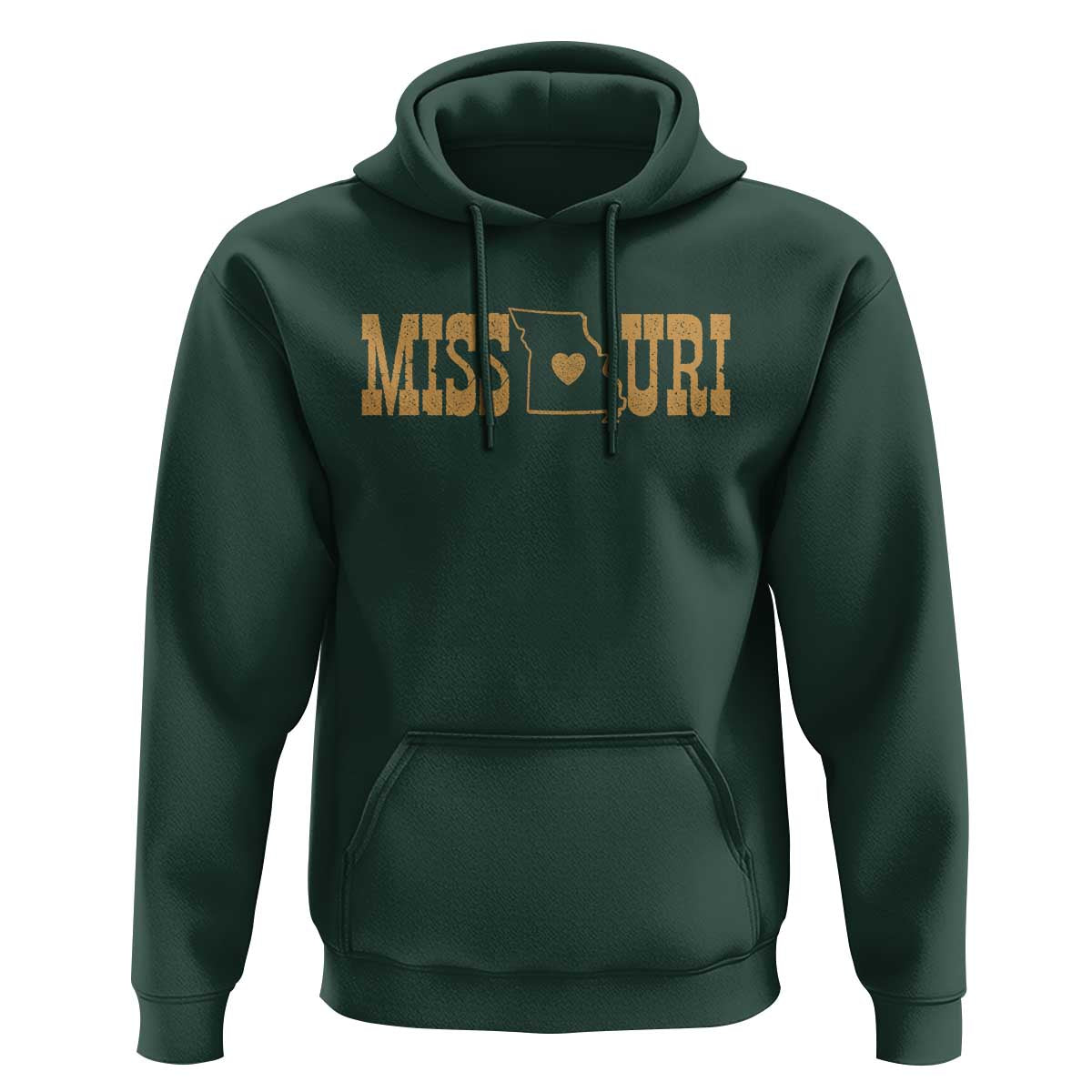 Vintage Missouri State Map Hoodie Midwest Pride Gift