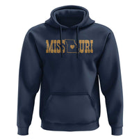 Vintage Missouri State Map Hoodie Midwest Pride Gift