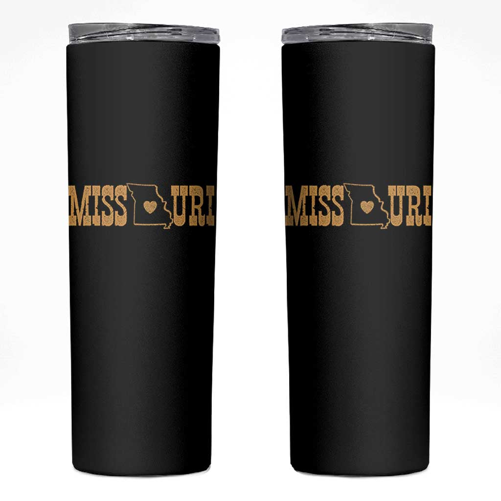 Vintage Missouri State Map Skinny Tumbler Midwest Pride Gift