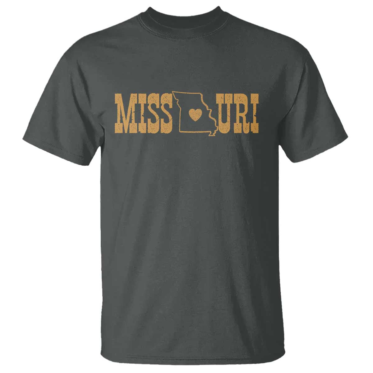 Vintage Missouri State Map T Shirt Midwest Pride Gift
