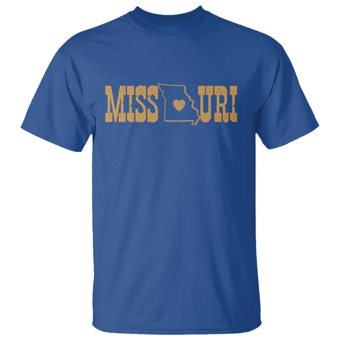 Vintage Missouri State Map T Shirt Midwest Pride Gift