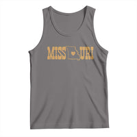 Vintage Missouri State Map Tank Top Midwest Pride Gift