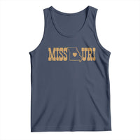 Vintage Missouri State Map Tank Top Midwest Pride Gift