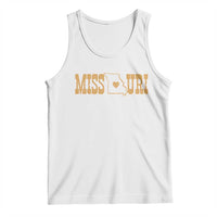 Vintage Missouri State Map Tank Top Midwest Pride Gift