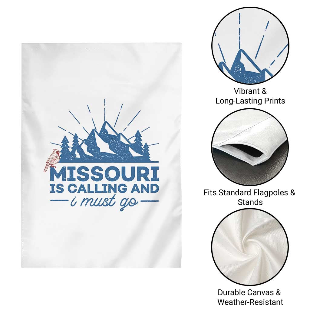 Missouri Traveling Lover Garden Flag Missouri Is Calling And I Must Go