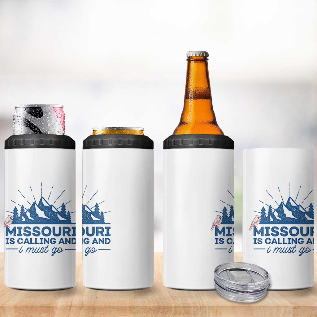 Missouri Traveling Lover 4 in 1 Can Cooler Tumbler Missouri Is Calling And I Must Go